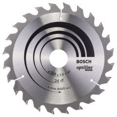 Bosch Optiline Wood 184x30 mm 24 Diş