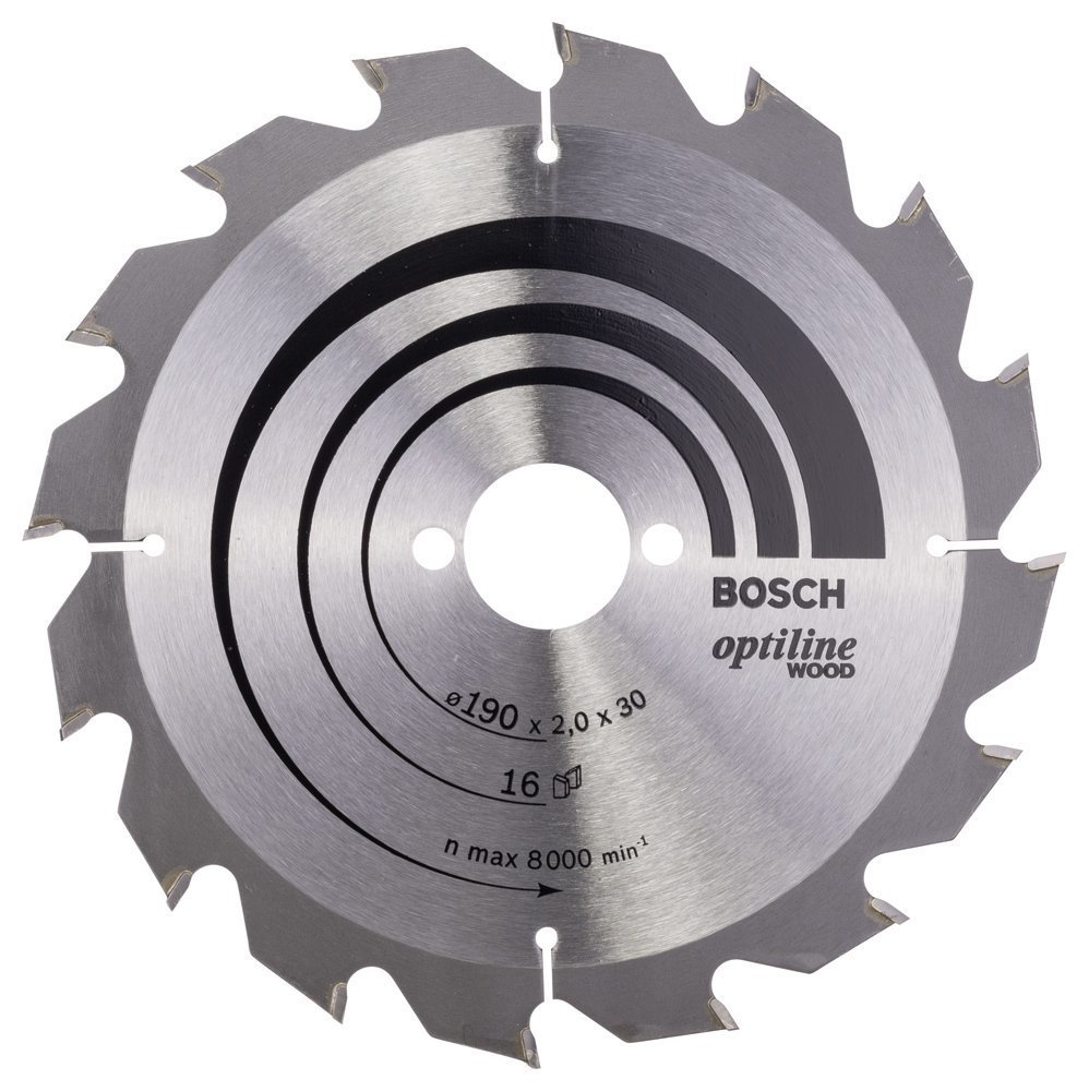 Bosch Optiline Wood 190x30 mm 16 Diş