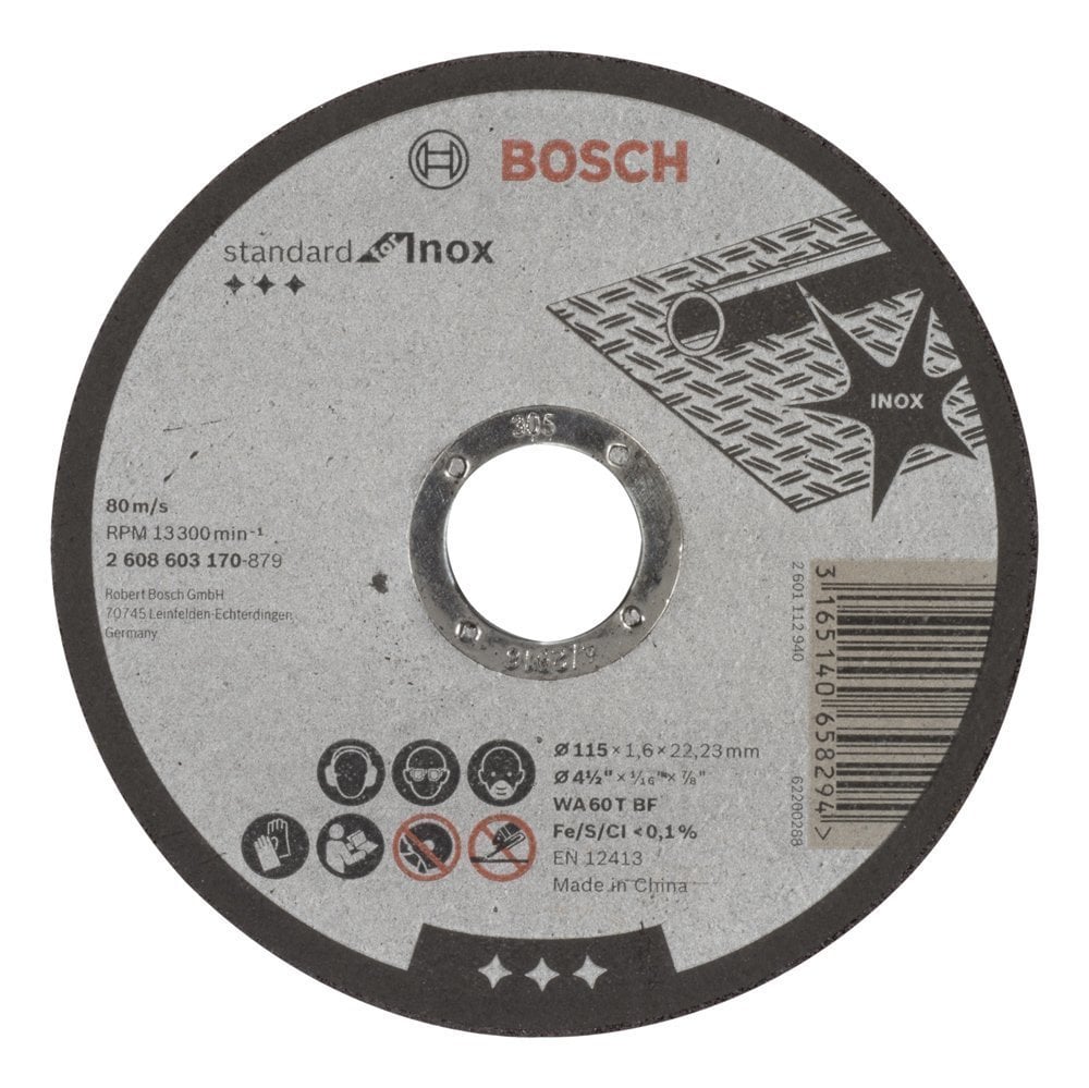 Bosch 115*1,6 mm Standard for Inox
