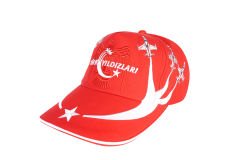 Türk Yıldızları Kırmızı Uçaklı Şapka