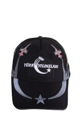 Türk Yıldızları Siyah Uçaklı Şapka