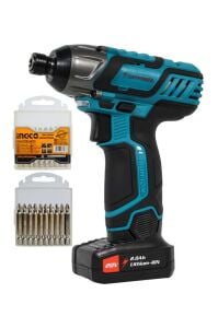 Catpower 20V. 2Ah. Akülü Vidalama Set4127 + 10 Yıldız Tornavida Ucu