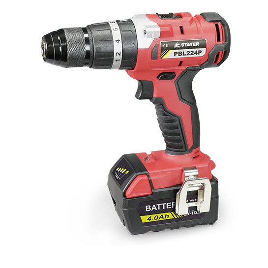 STAYER PBL 224 PK Akülü Vidalama 4.0 Ah