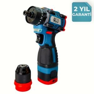 CATPOWER 1360 Akülü Vidalama Kömürsüz Çıkartılabilir Mandren 10V 2.0Ah