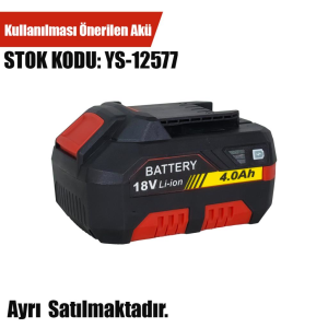 STAYER Akülü Avuç Taşlama  115mm 18V Li-ion 4.0Ah (Tek Makine)