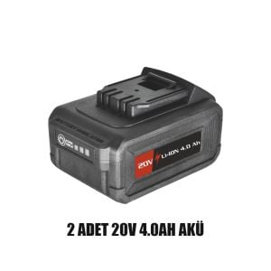 CATPOWER Akülü Matkap ve Torklu Vidalama Seti (2 Adet 20V 4.0Ah Akü)