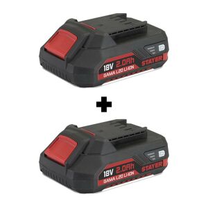 STAYER PBL 50 Akülü Darbeli Vidalama Kömürsüz 50Nm Tork 18V Li-ion (18V 2Ah 2 Ad. Akü)