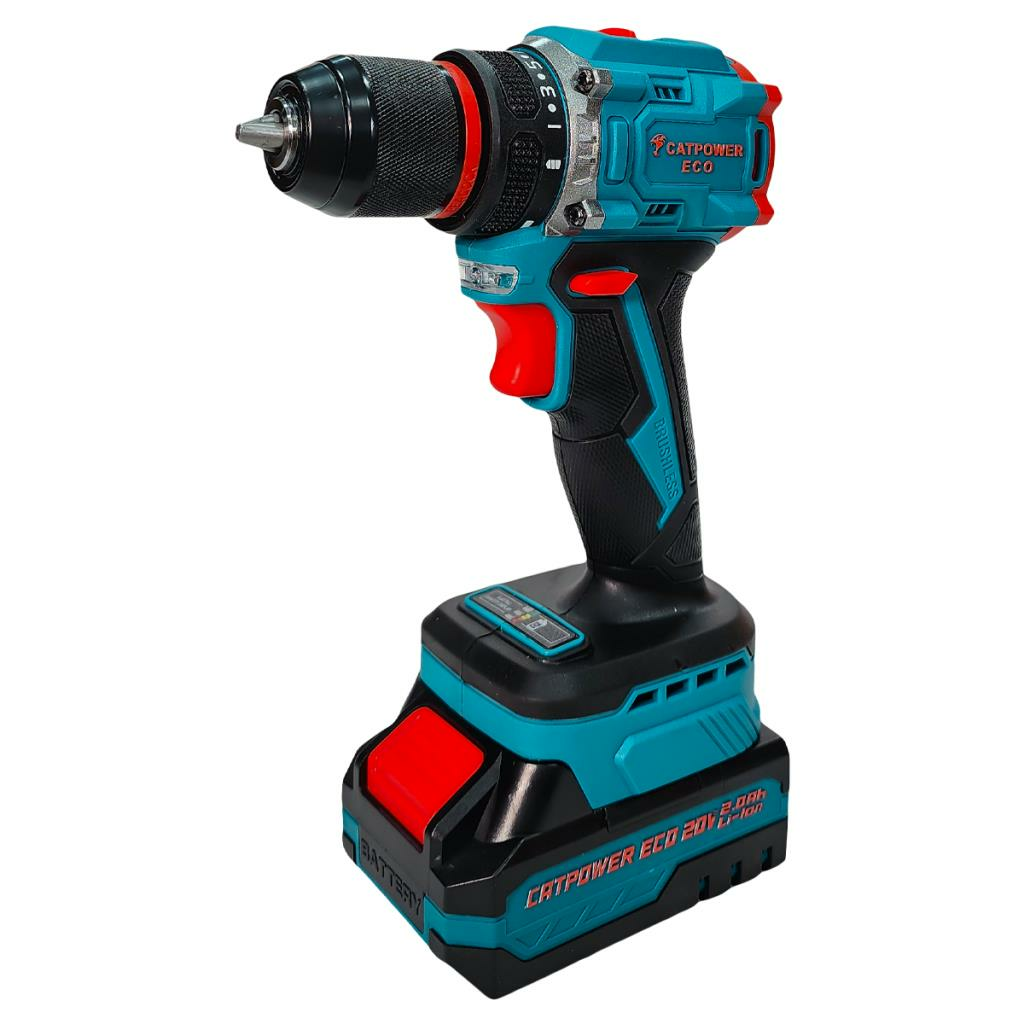 CATPOWER E1010 Kömürsüz Motor Akülü Vidalama 20V 2.0Ah. (2 Akülü)