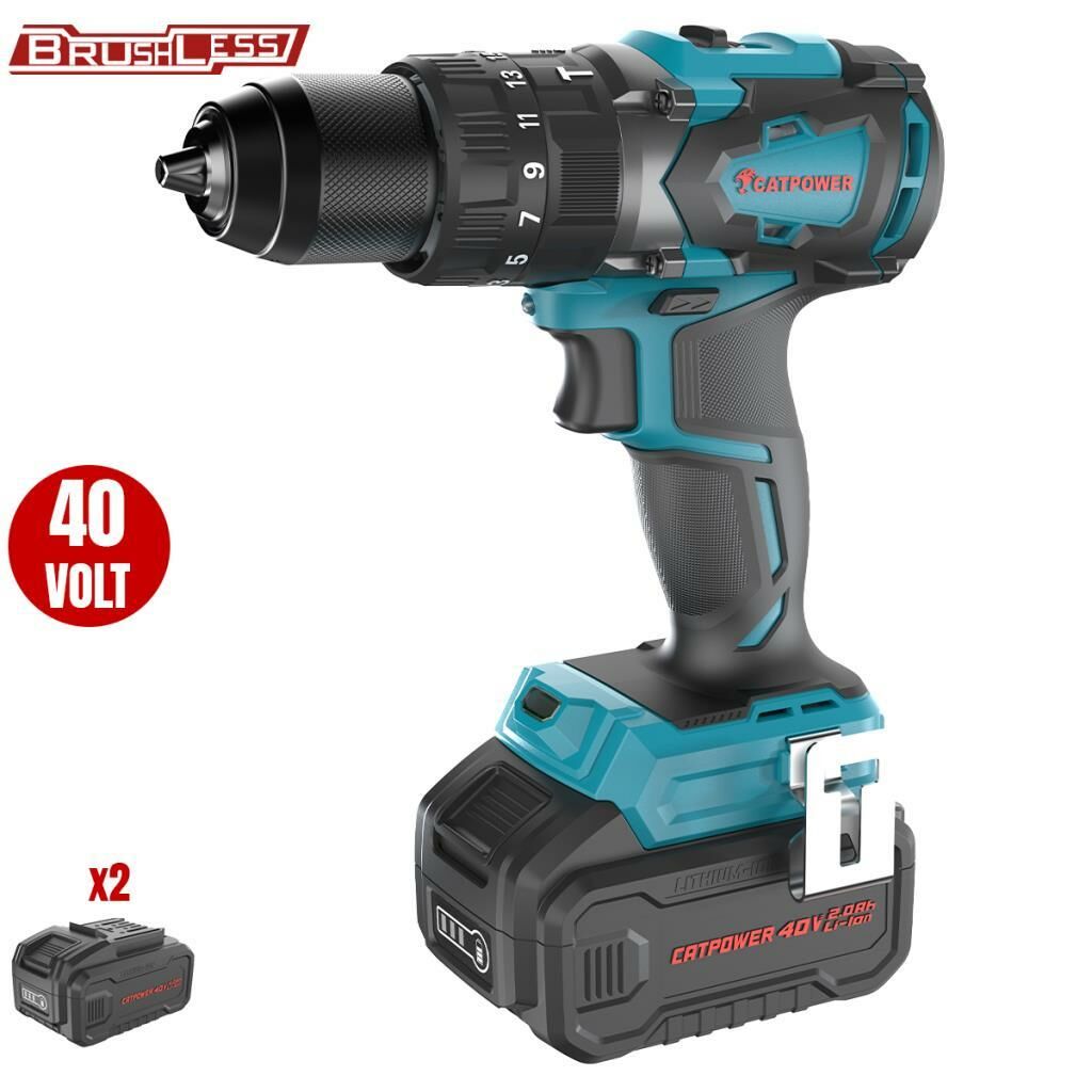 CATPOWER 40v Kömürsüz Motor Akülü Darbeli Vidalama 90Nm Tork