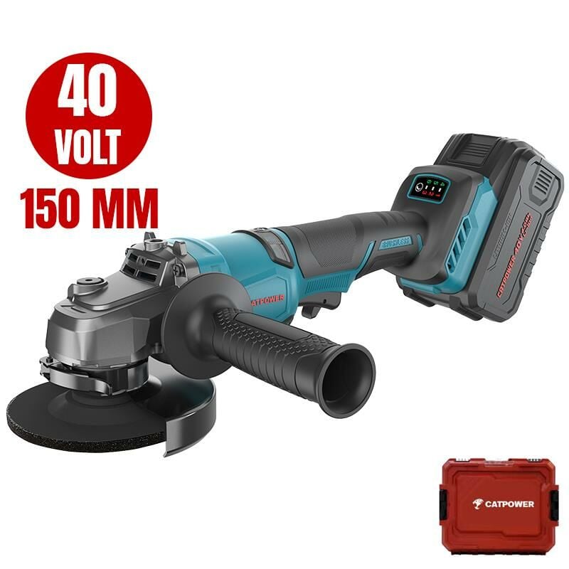 CATPOWER 4432 Akülü Avuç Taşlama Makinesi 150 MM Lİ-İON 40V