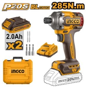 INGCO CIRLI2028E Li-ion Akülü Vidalama Kömürsüz 1/4'''' 20V 2.0Ah