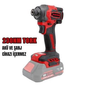STAYER IS230 Kömürsüz Akülü Torklu Vidalama 18V Li-ion 2.0Ah/6.0Ah