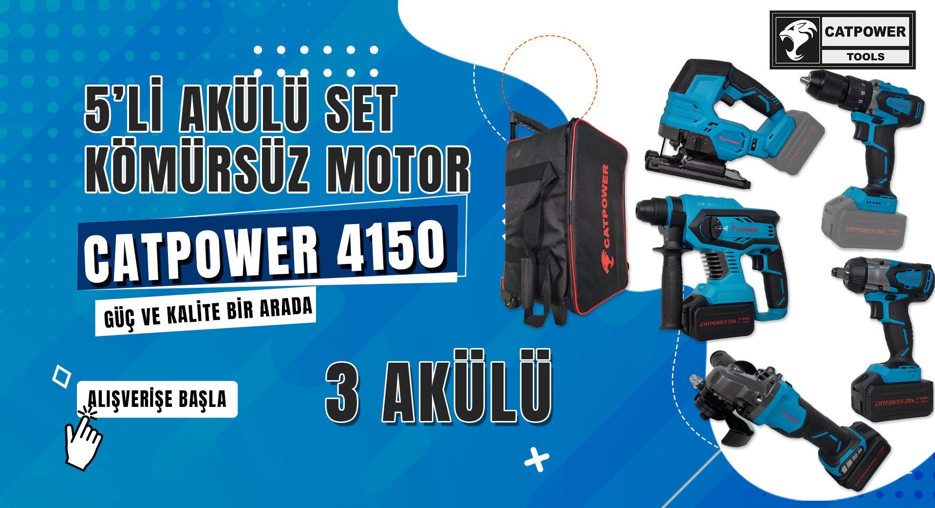catpower akulu 5li set