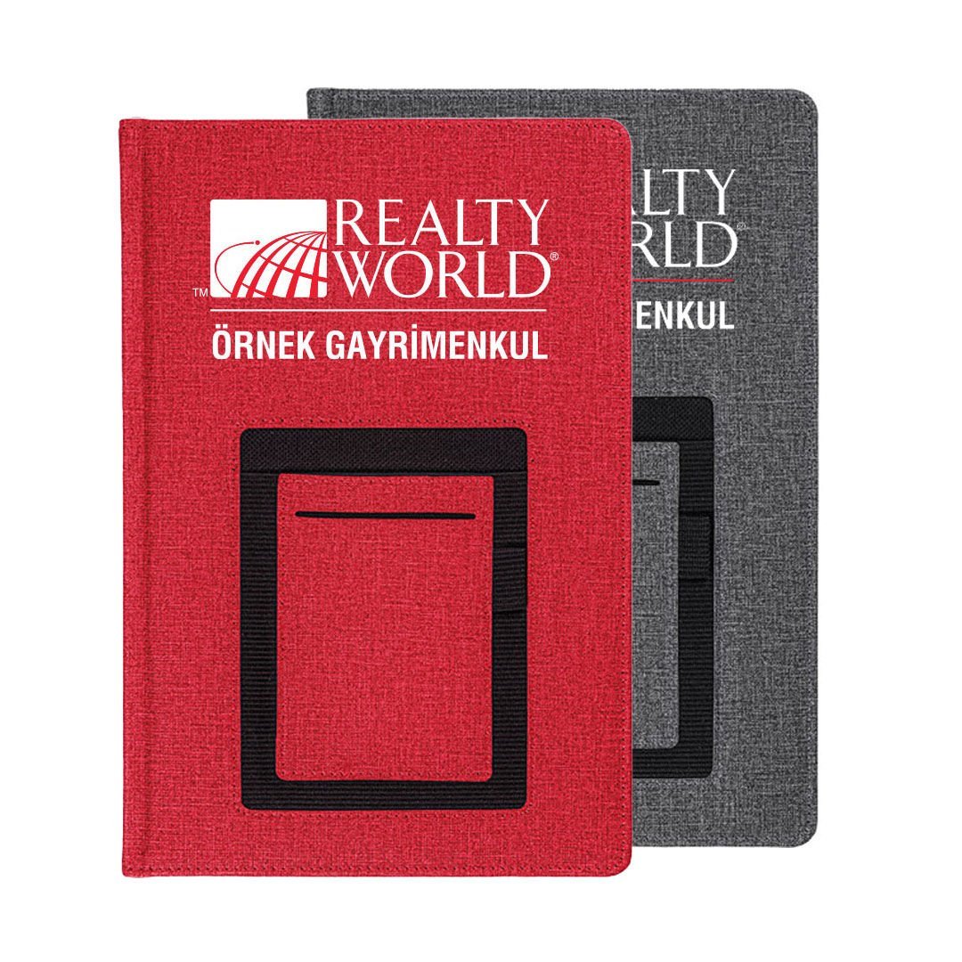 Termo Deri Ajanda -  17 x 24 cm Telefon Koyma Yeri