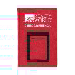 Termo Deri Ajanda -  17 x 24 cm Telefon Koyma Yeri