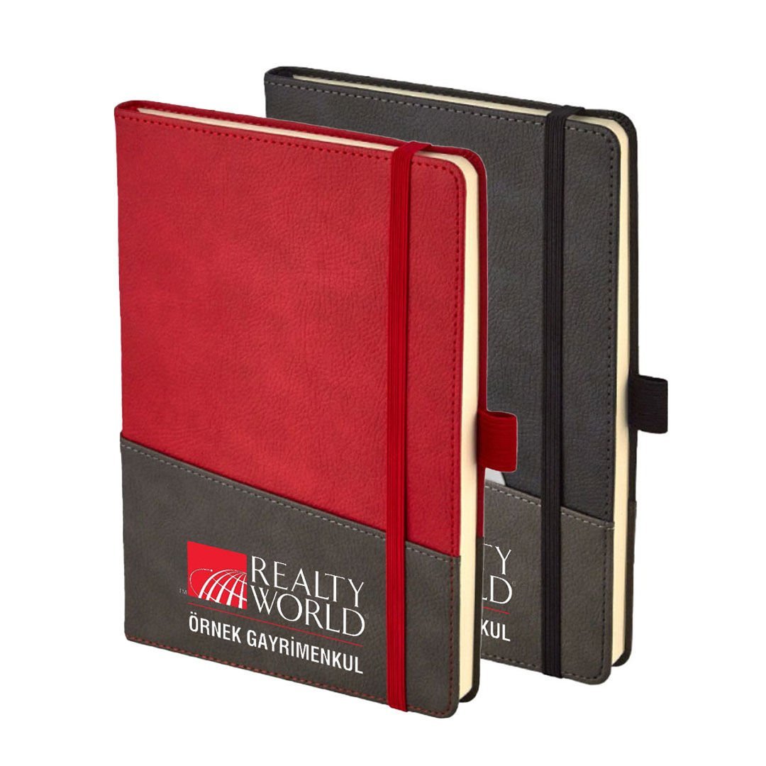 Termo Deri Kalem Tutucu Tarihsiz Defter - 15 x 21 cm