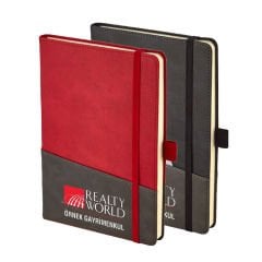 Termo Deri Kalem Tutucu Tarihsiz Defter - 15 x 21 cm