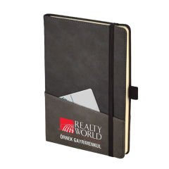 Termo Deri Kalem Tutucu Tarihsiz Defter - 15 x 21 cm