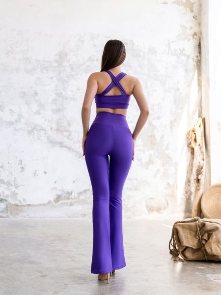1196 Spanish Leggings Purple Color