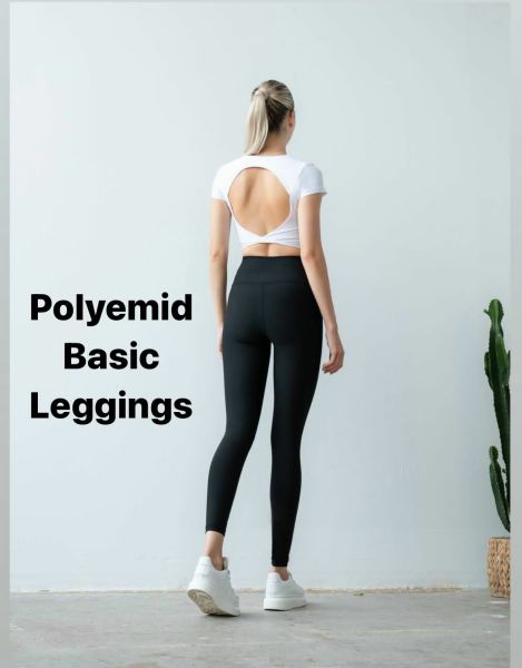 408 Polyemid Leggings Black Color