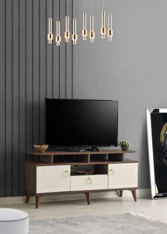 Mebran Kapak Raflı - 110 Cm Tv Sehpası