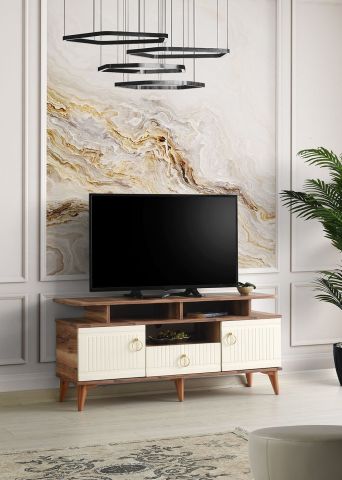 Mebran Kapak Raflı - 130 Cm Tv Sehpası