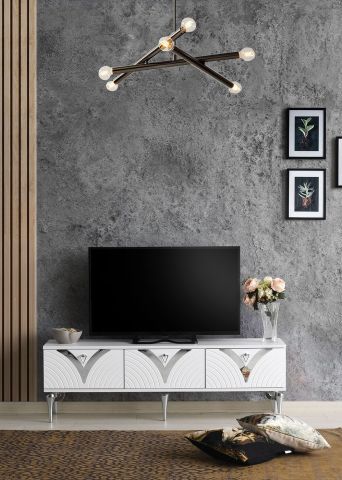 Vizyon Metal  Ayaklı - 150 Cm Tv Sehpası
