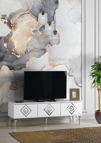 İlizyon Metal  Ayaklı - 150 Cm Tv Sehpası