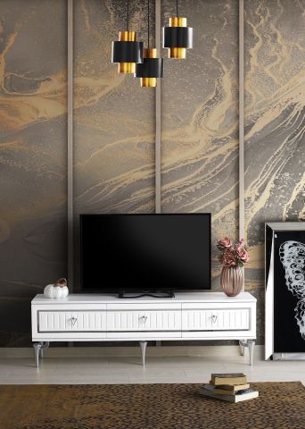 Klas Metal  Ayaklı - 180 Cm Tv Sehpası