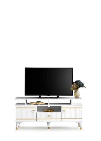 Kordon Raflı - 110 Cm Tv Sehpası