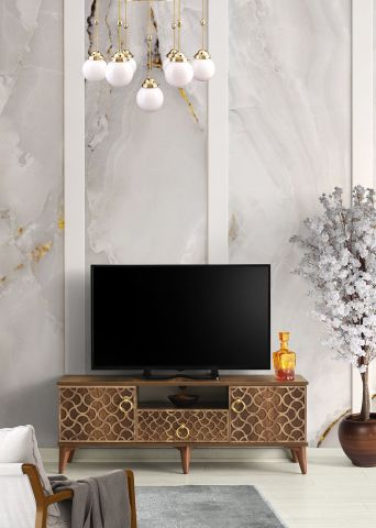 Motifli Kapak - 130 Cm Tv Sehpası