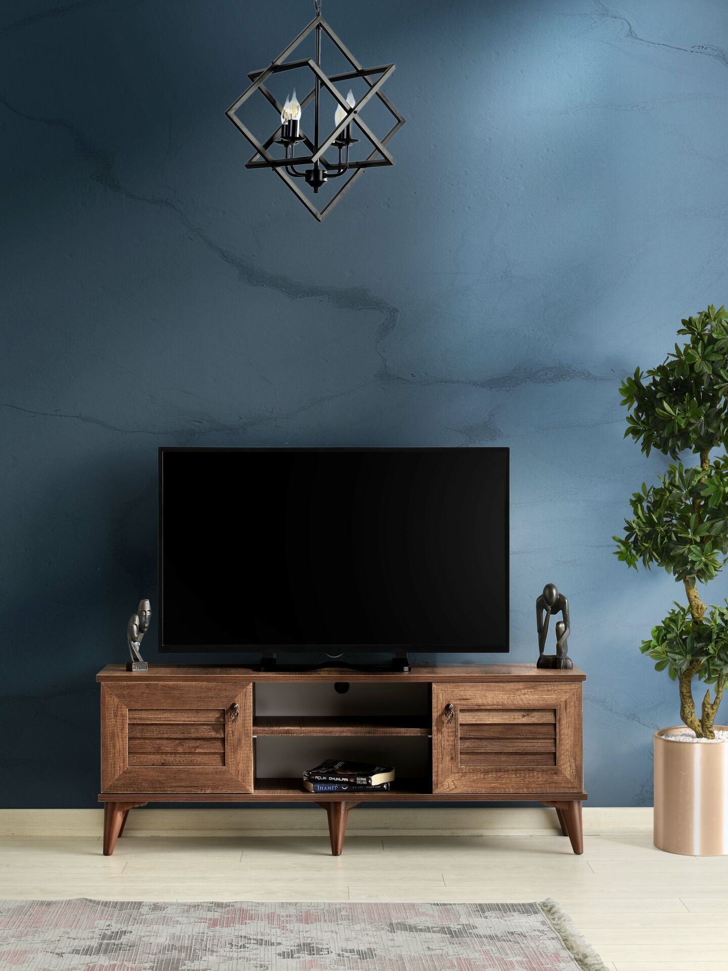 Panjurlu - 110 Cm Tv Sehpası