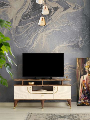 Art Raflı - 130 Cm Tv Sehpası