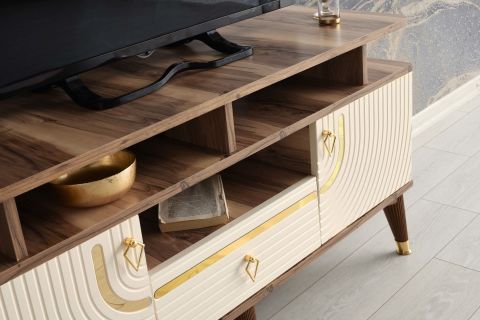Art Raflı - 130 Cm Tv Sehpası