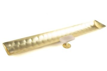 Gold Dörtgen Servis 37x8x3cm