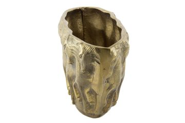 Antik Gold Horse Vazo 34x18x23cm.