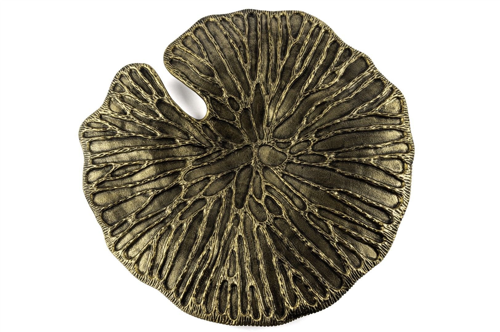 Bronz Nergis Yaprağı Duvar Süsü 56x56cm