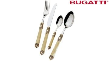 BUGATTİ Gallery Gümüş Gold 75 Parça Çatal Kaşık Bıçak Seti