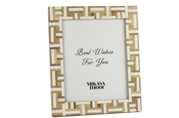 Ahşap Beyaz Çerçeve 32x27cm