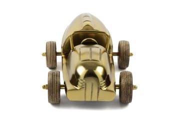 Gold Ahşaplı Dekoratif Araba 36x20x13cm