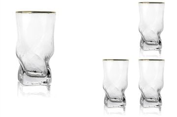 Twist Gold 4lü Meşrubat Bardağı 410ml