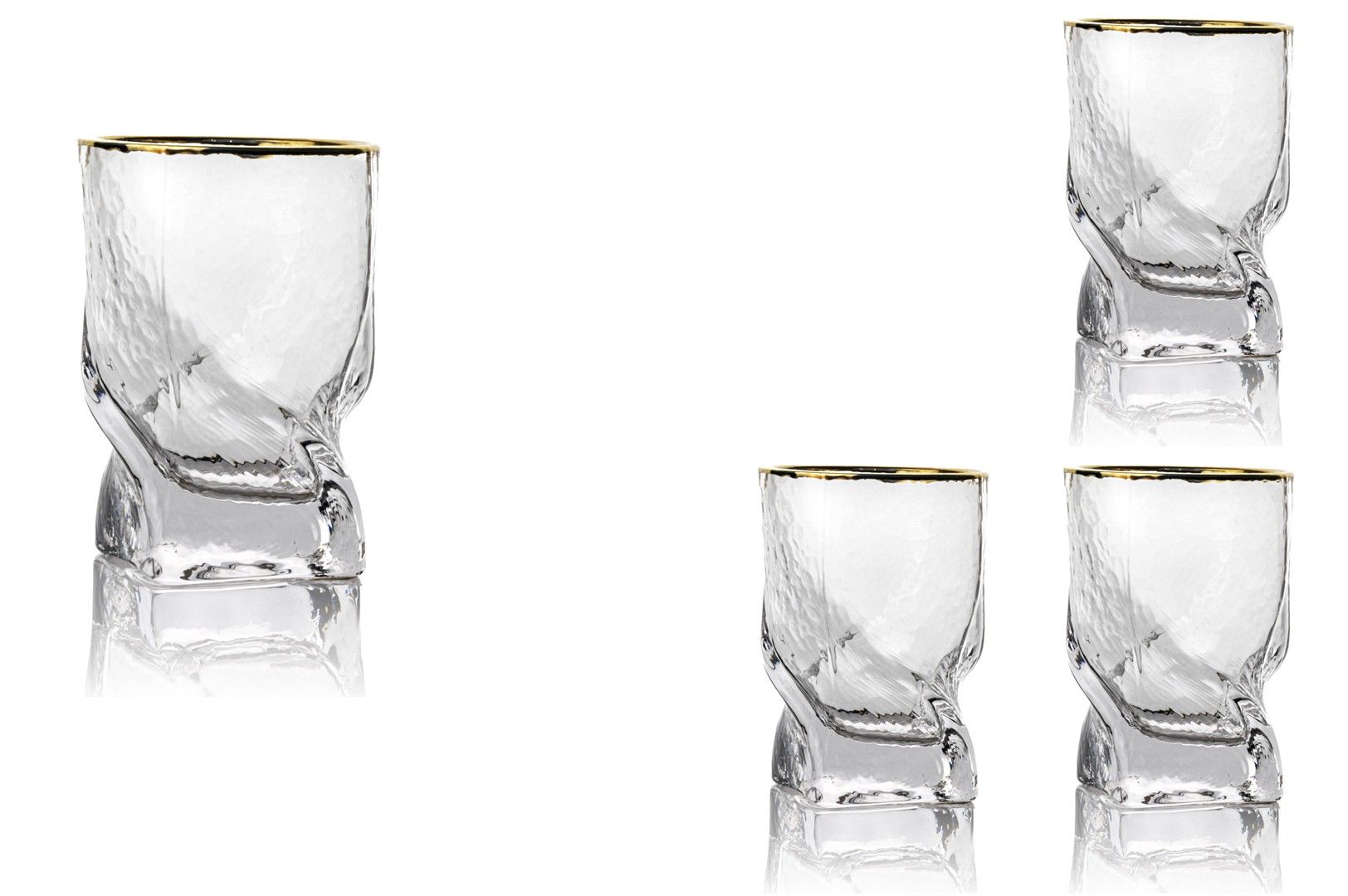 Twist Gold 4lü Meşrubat Bardağı 280ml