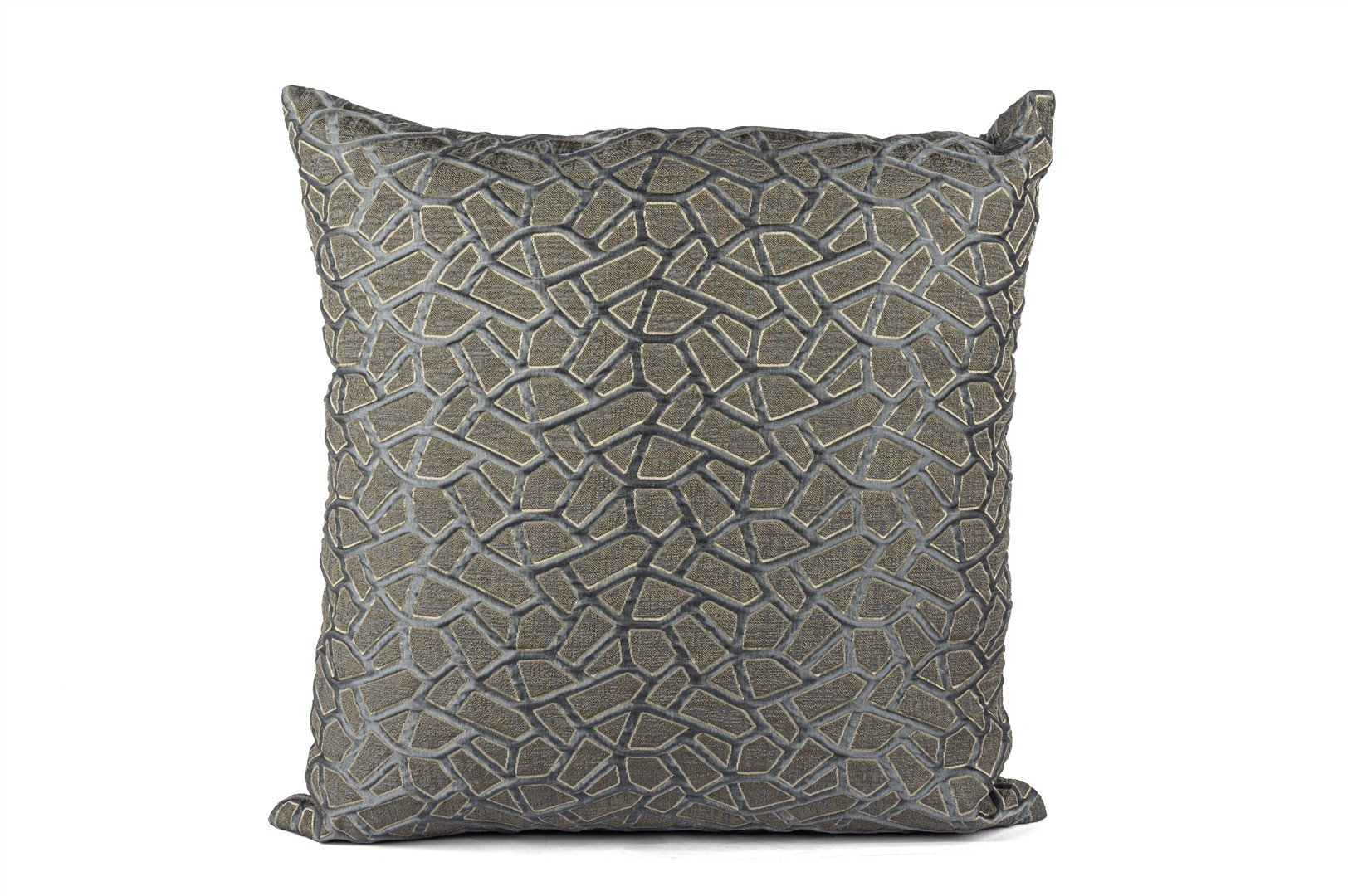 Emilie Buz Mavisi Mozaik desenli 50x50 Yastık