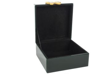 Koyu Yeşil Cam Takı Kutusu 22x22x11cm