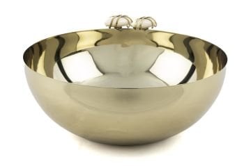 Pebble Gold Metal Kase 30x19cm