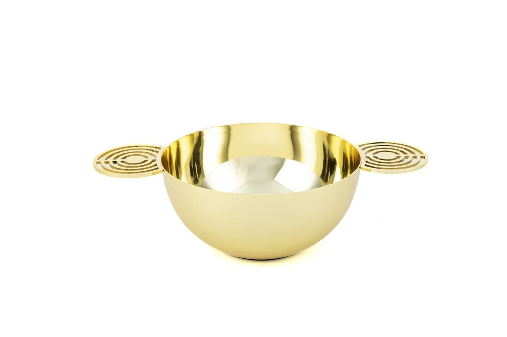 Circle Gold Metal Kase 15x26x8cm