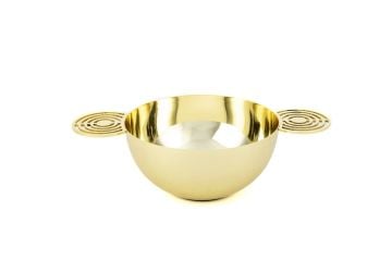 Circle Gold Metal Kase 15x26x8cm