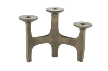 Gold 3lü Mumluk 28x13x21cm