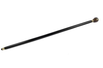 Siyah Beyaz Topuzlu Ahşap Baston 93cm