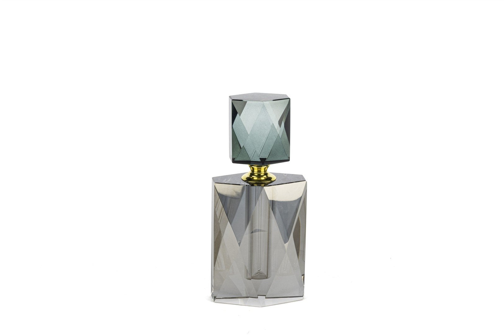 Kristal Gri Şişe 18x5cm